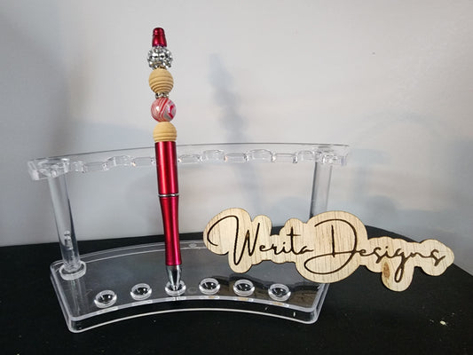 Red Beaded Pen