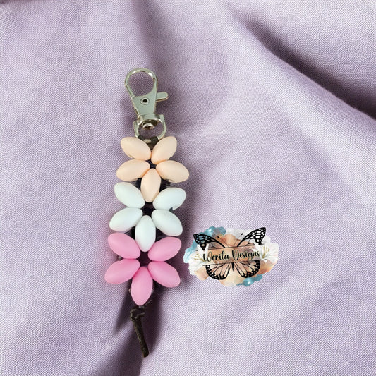 Flower Lentil Key Chain