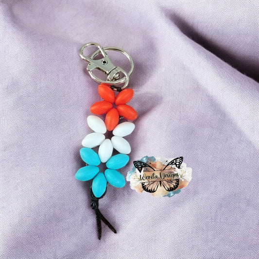 Flower Lentil Key Chain