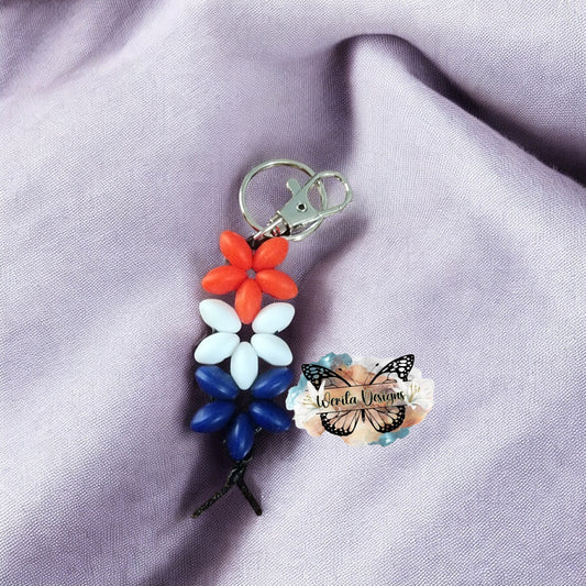 Flower Lentil Key Chain