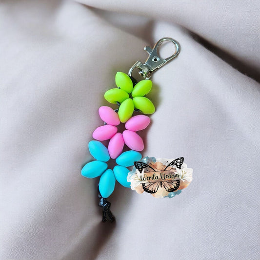 Flower Lentil Key Chain